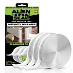 Alien Seal 1.4 In. X 49 Ft. Transparent Anti-draft Adhesive Instant Insulation. Fixed Price $23.50.