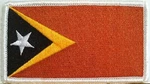 East Timor Flag Military Patch With Hook Adhesive Fastener White Border #70. Fixed Price $10.17.