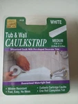 Myro Tub & Wall Caulkstrip White Medium #15. Fixed Price $8.25.