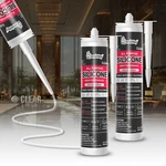 Smartbuy All Purpose 100% Clear Silicone Sealant Adhesive For Glass Window Door. Fixed Price $8.99.