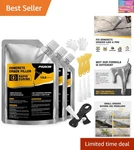 Concrete Crack Filler, 3-PACK Oil-based Self-leveling Sealant Waterproof & .... Fixed Price $85.28.