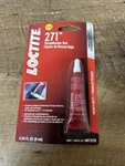Loctite 271 Threadlocker, Red High Strength, 6 Ml Tube, 487232. Fixed Price $11.90.