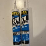 Lot 2 Boss Products 370 White Silicone Hvac Professional Grade Seal. Fixed Price $24.95.